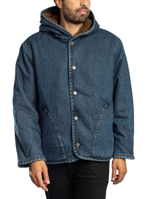 Levi's Chaqueta Sherpa Con Capucha Deck, Azul - Image 1