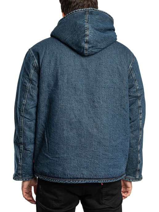 Levi's Chaqueta Sherpa Con Capucha Deck, Azul - Image 3