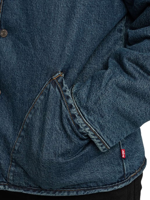 Levi's Chaqueta Sherpa Con Capucha Deck, Azul - Image 4