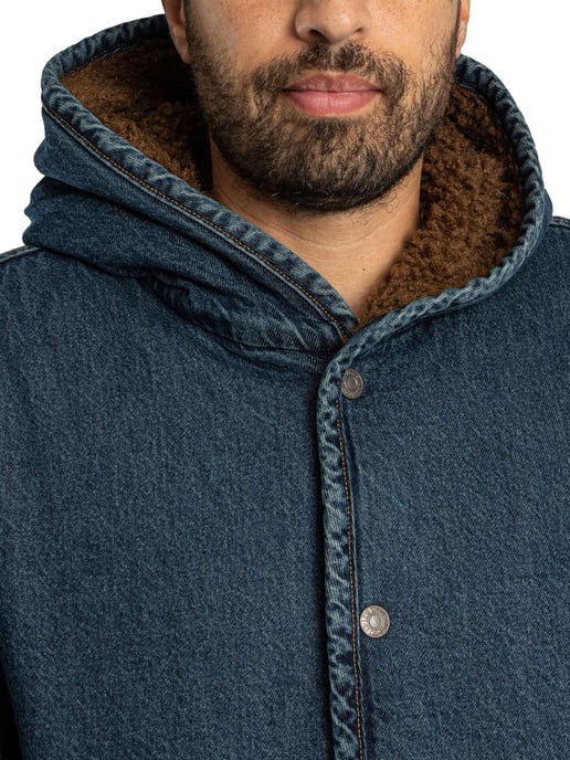 Levi's Chaqueta Sherpa Con Capucha Deck, Azul - Image 5