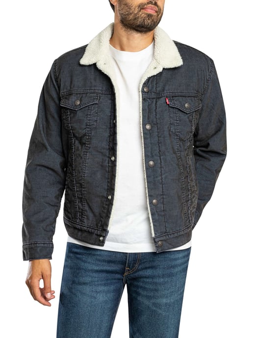 Levi's Tipo 3 Sherpa Camuflaje Chaqueta, Gris - Image 1