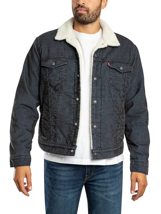 Levi's Tipo 3 Sherpa Camuflaje Chaqueta, Gris - Image 2