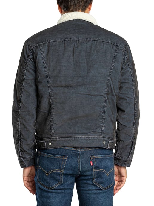 Levi's Tipo 3 Sherpa Camuflaje Chaqueta, Gris - Image 3
