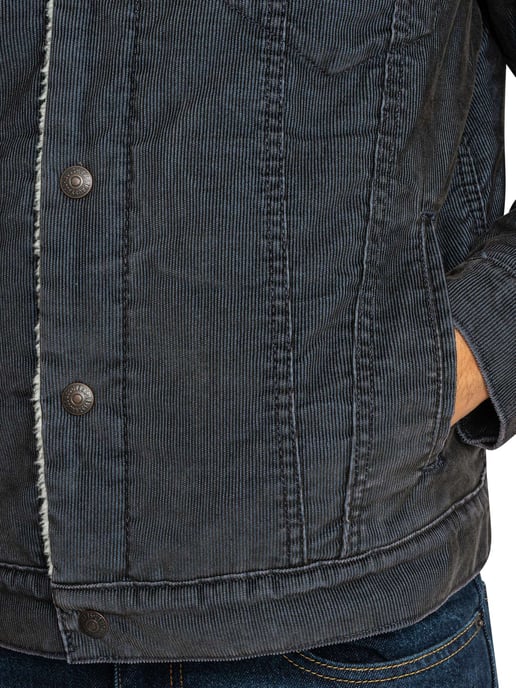 Levi's Tipo 3 Sherpa Camuflaje Chaqueta, Gris - Image 5