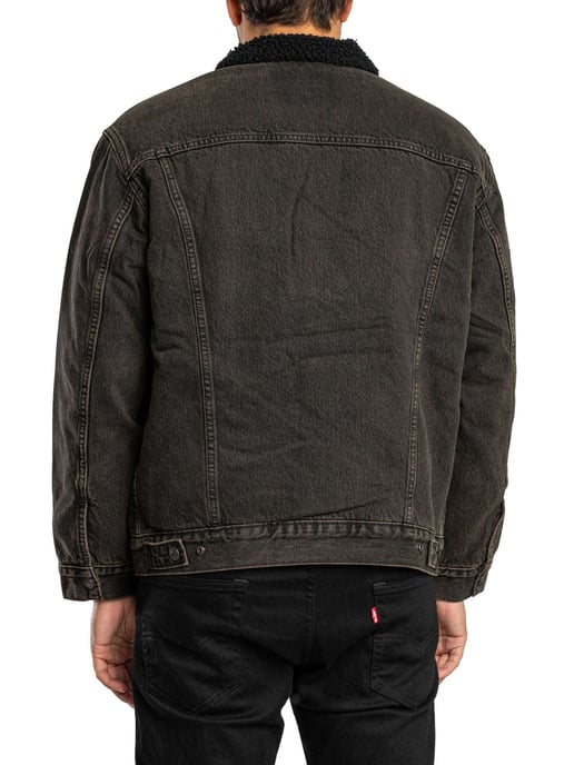 Levi's Chaqueta Sherpa De Corte Relajado, Negro - Image 3