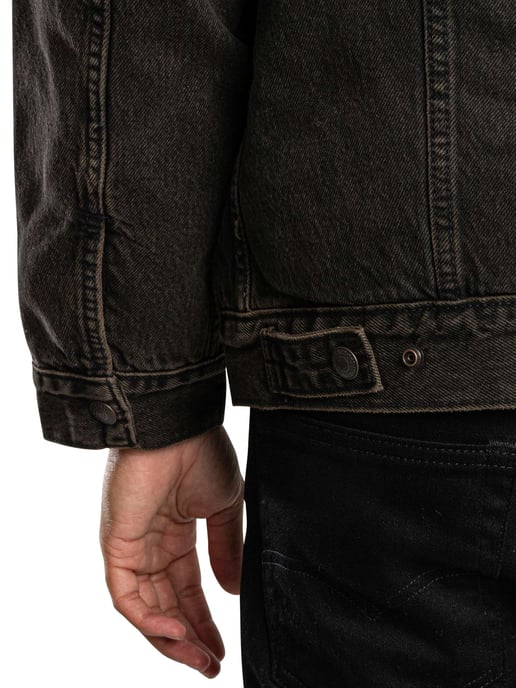Levi's Chaqueta Sherpa De Corte Relajado, Negro - Image 6