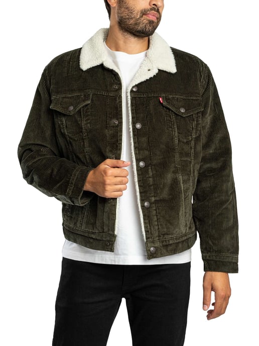 Levi's Chaqueta Tipo Camionero De Pana Sherpa Tipo 3, Marrón - Image 2