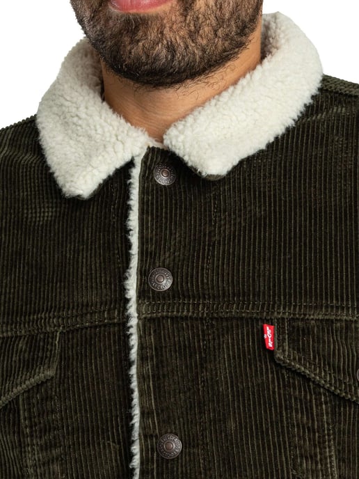 Levi's Chaqueta Tipo Camionero De Pana Sherpa Tipo 3, Marrón - Image 6