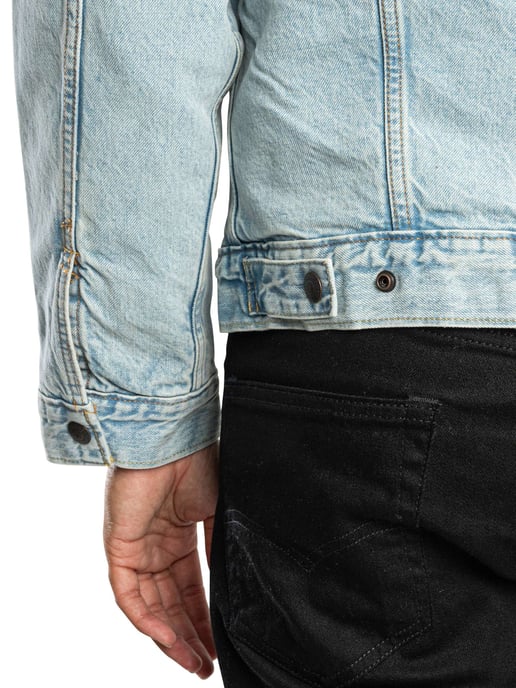 Levi's Tipo 3 Sherpa Camuflaje Chaqueta, Azul - Image 4