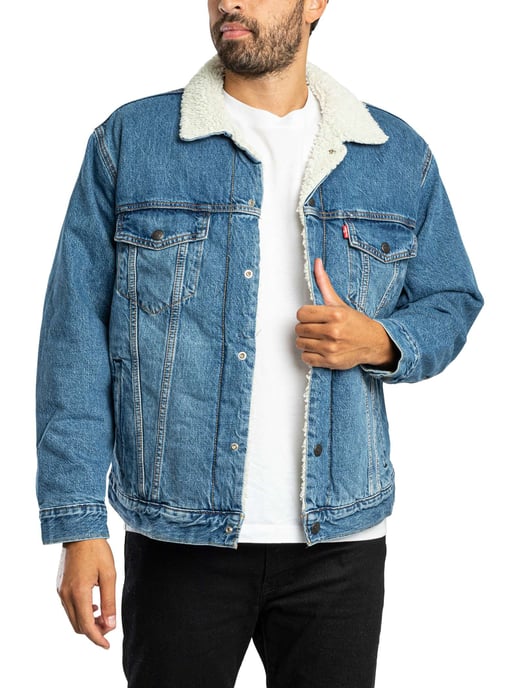 Levi's Chaqueta Sherpa De Corte Relajado, Azul - Image 2