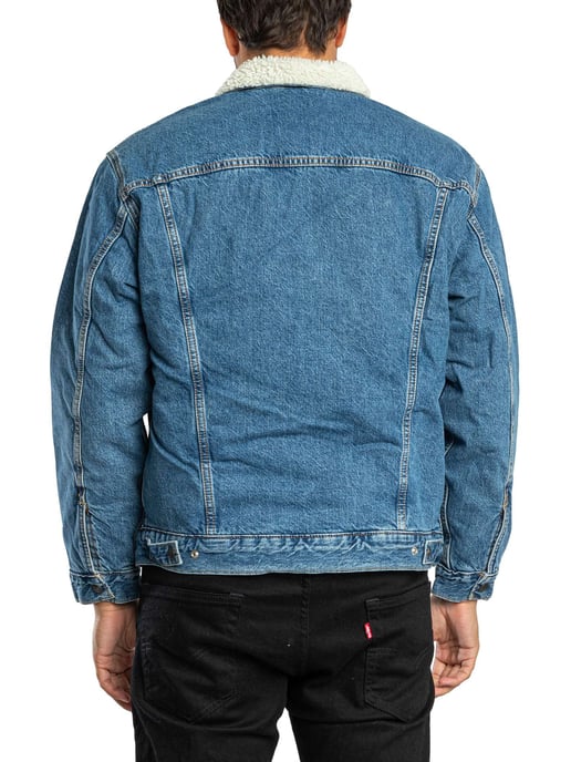 Levi's Chaqueta Sherpa De Corte Relajado, Azul - Image 3