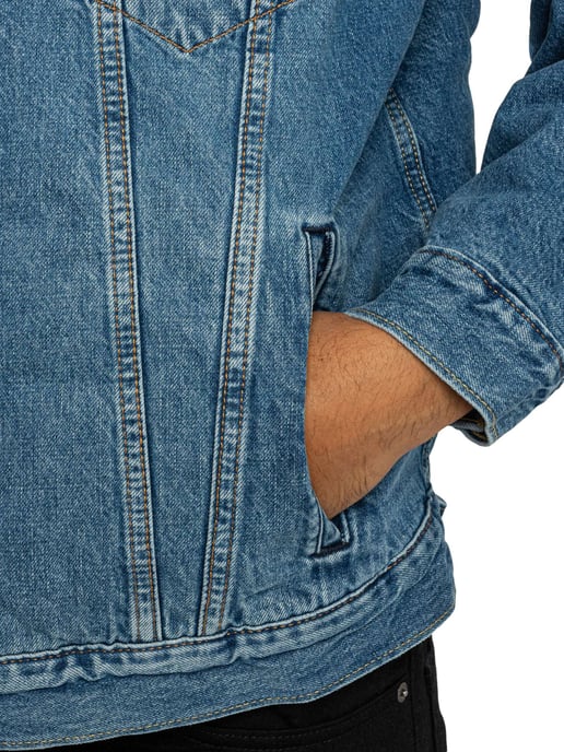 Levi's Chaqueta Sherpa De Corte Relajado, Azul - Image 4