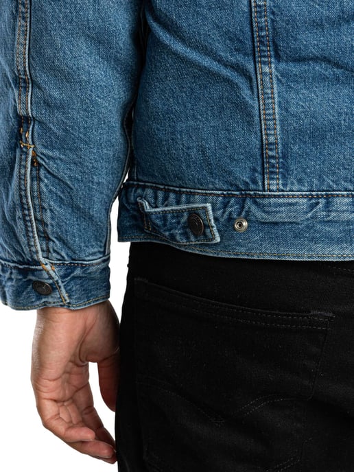 Levi's Chaqueta Sherpa De Corte Relajado, Azul - Image 6