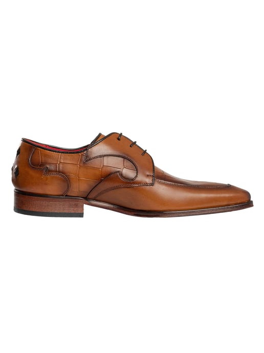 Jeffery West Zapatos Derby De Piel De Cocodrilo L, Marrón - Image 4