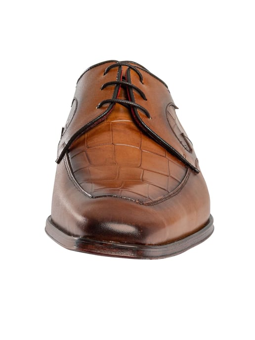 Jeffery West Zapatos Derby De Piel De Cocodrilo L, Marrón - Image 5