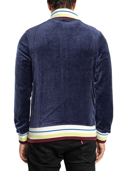 Sergio Tacchini Chaqueta Deportiva De Terciopelo Sartori, Azul - Image 3