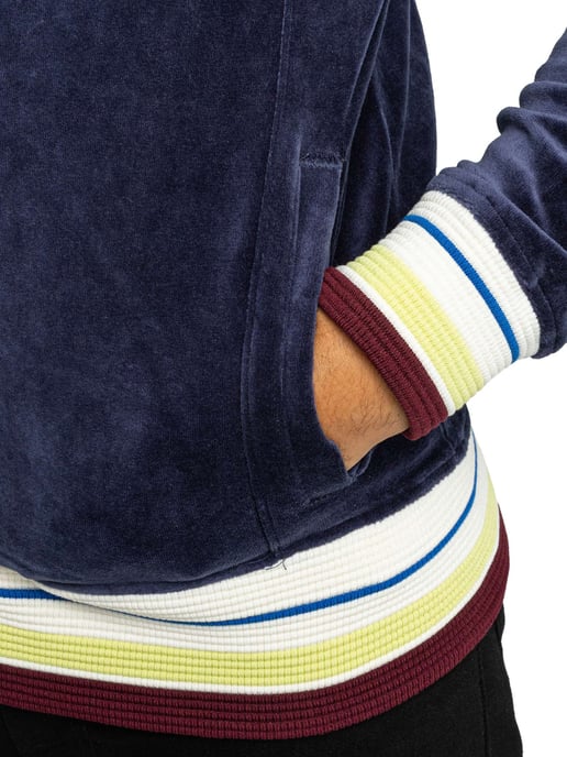 Sergio Tacchini Chaqueta Deportiva De Terciopelo Sartori, Azul - Image 4