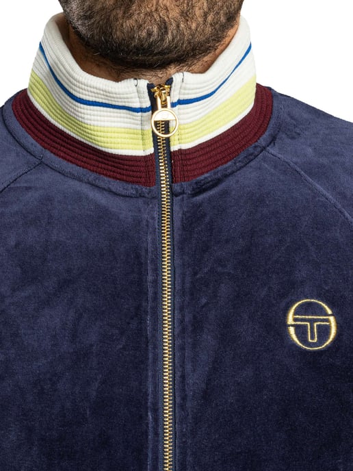 Sergio Tacchini Chaqueta Deportiva De Terciopelo Sartori, Azul - Image 5