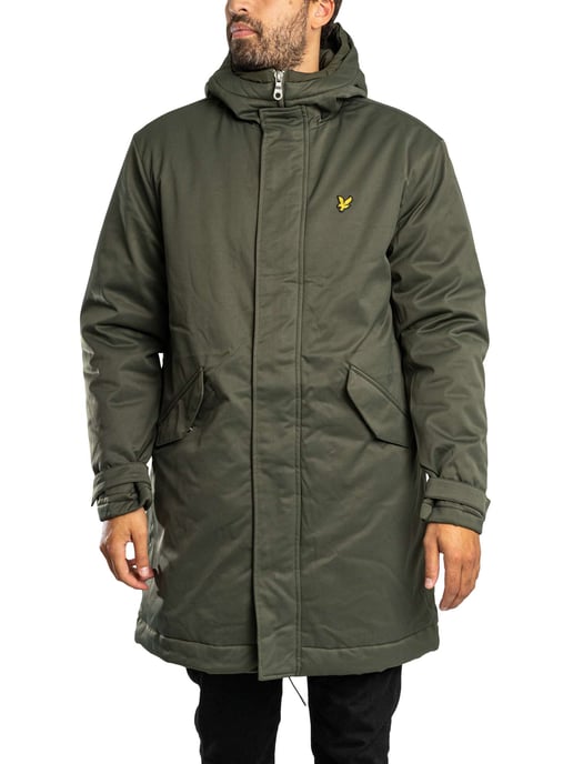 Lyle & Scott Chaqueta Parka Acolchada Con Cola De Pez, Verde - Image 2