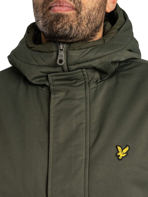 Lyle & Scott Chaqueta Parka Acolchada Con Cola De Pez, Verde - Image 5
