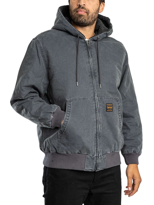 Levi's Chaqueta Vaquera Con Capucha Potrero, Gris - Image 1