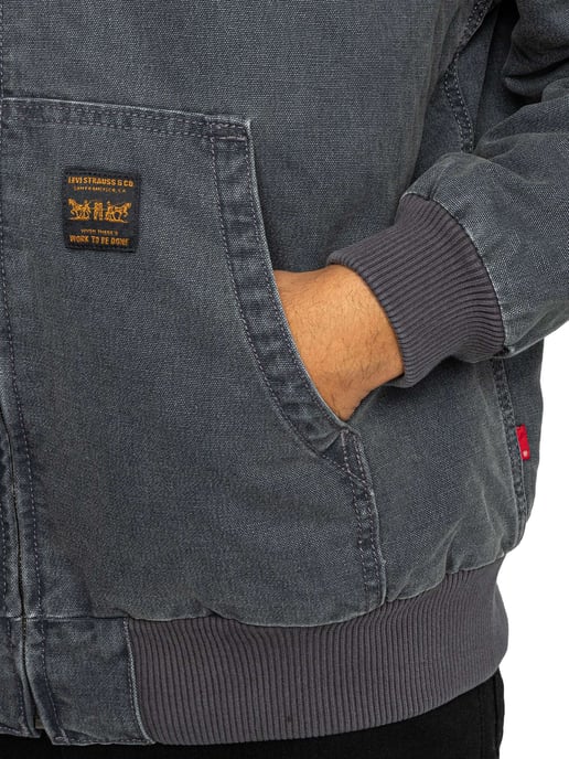 Levi's Chaqueta Vaquera Con Capucha Potrero, Gris - Image 4