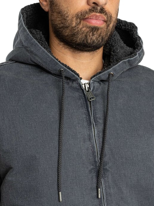 Levi's Chaqueta Vaquera Con Capucha Potrero, Gris - Image 5