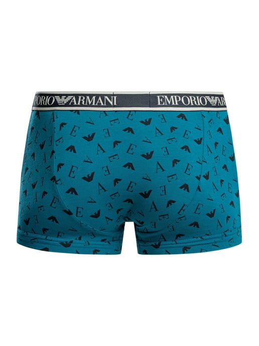 Emporio Armani 3 Pack Trunks, Azul - Image 6