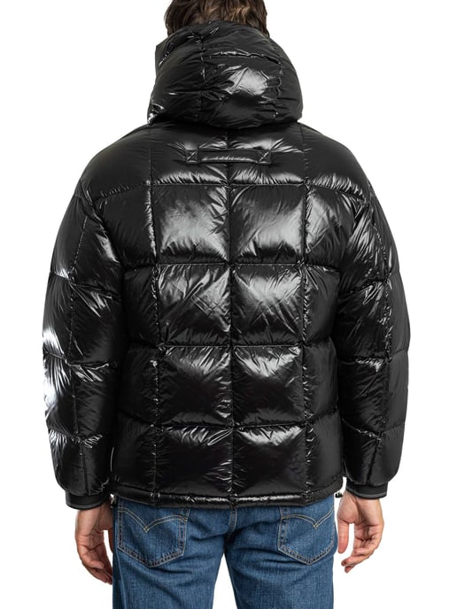 Armani Exchange Chaqueta Acolchada Con Insignia, Negro - Image 3