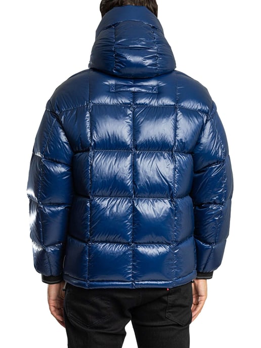 Armani Exchange Chaqueta Acolchada Con Insignia, Azul - Image 3