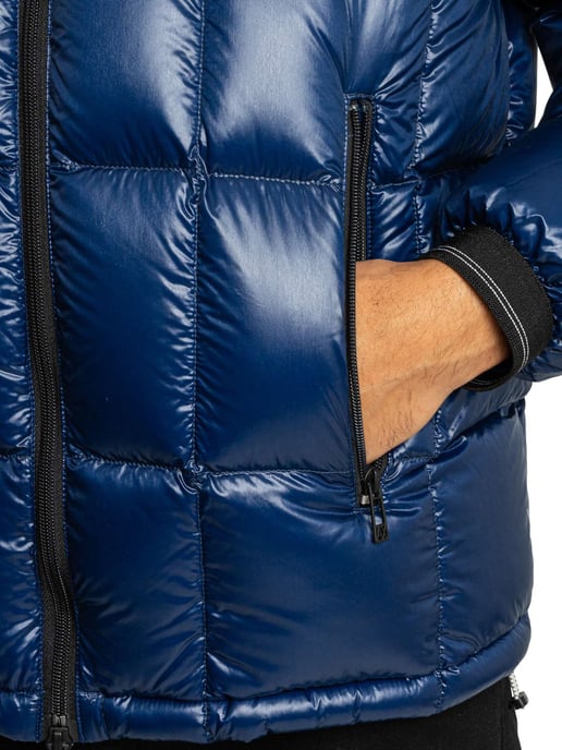 Armani Exchange Chaqueta Acolchada Con Insignia, Azul - Image 4