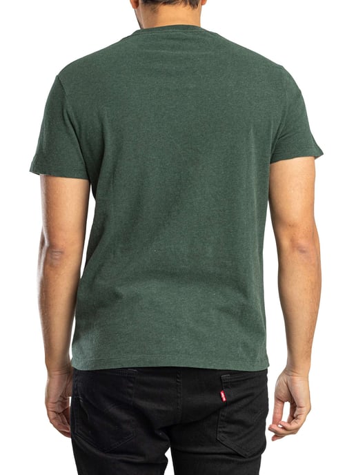 Superdry Camiseta Con El Logotipo Esencial De SDCO (EMB), Verde - Image 3