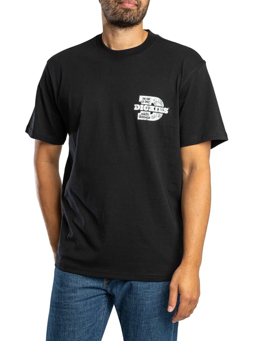 Dickies Camiseta Minden Con Estampado En La Espalda, Negro - Image 2