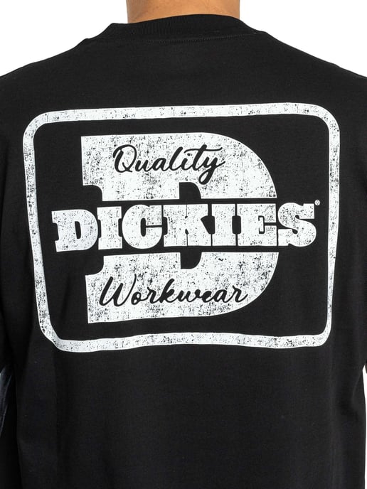 Dickies Camiseta Minden Con Estampado En La Espalda, Negro - Image 6