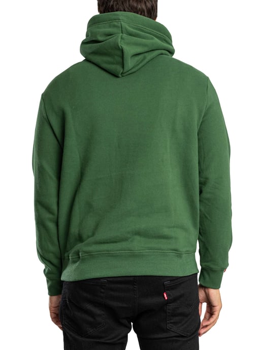 Superdry Logotipo Esencial Sudadera Con Capucha, Verde - Image 3