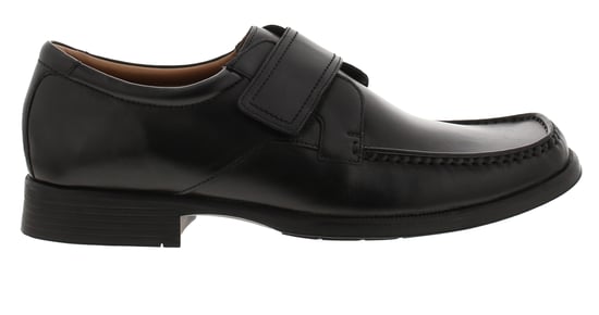 Clarks Huckley Roll Shoes negros para hombres - Image 2