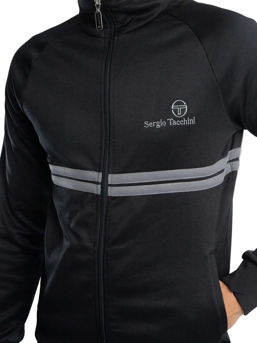 Sergio Tacchini Nueva Chaqueta Deportiva Dallas, Negro - Image 4