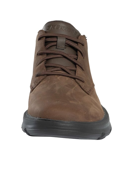 Skechers Botas Garza Ridley De Corte Relajado Y Ajuste Arqueado Sin Cordones, Marrón - Image 4