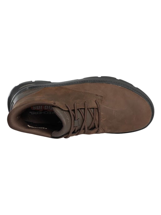 Skechers Botas Garza Ridley De Corte Relajado Y Ajuste Arqueado Sin Cordones, Marrón - Image 6