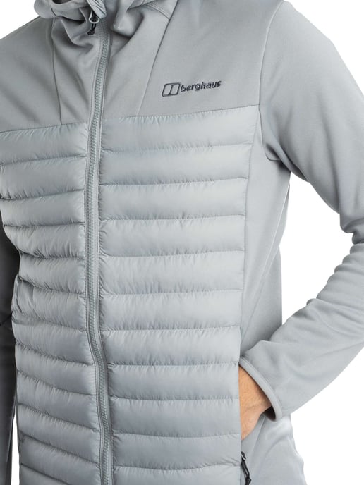 Berghaus Chaqueta Híbrida Con Capucha Vaskye, Gris - Image 4