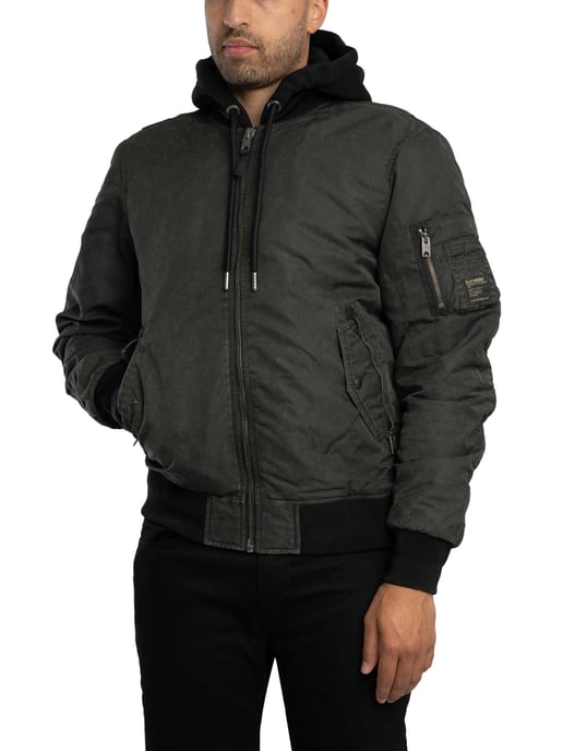 Superdry Chaqueta Bomber Militar MA1, Verde - Image 2