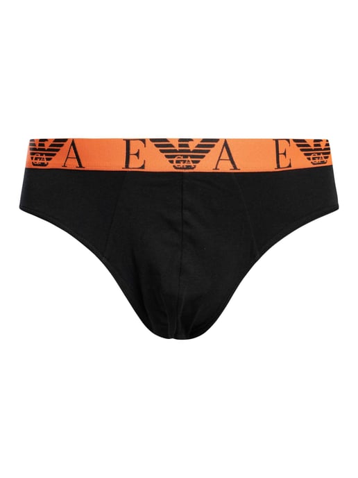 Emporio Armani 3 Pack Briefs, Negro - Image 2