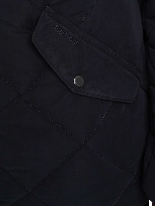 Barbour Chaqueta Acolchada Chelsea De Invierno, Azul - Image 6