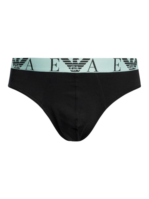 Emporio Armani 3 Pack Briefs, Negro - Image 5