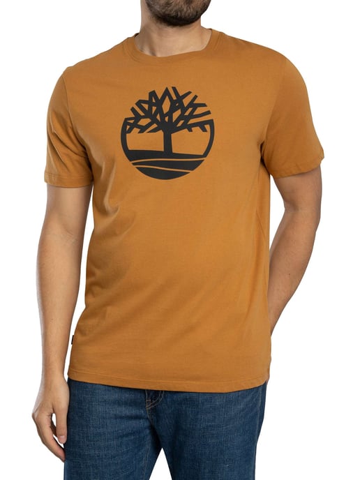 Timberland Camiseta Con Logo De Árbol, Marrón - Image 2