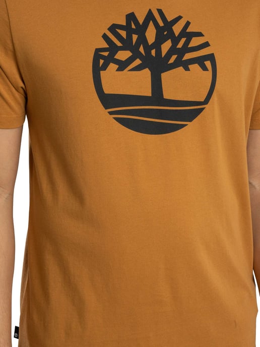 Timberland Camiseta Con Logo De Árbol, Marrón - Image 4