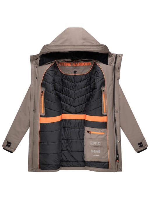 Parka de invierno para hombre Stone Harbour Netaan con columna de agua de 10.000 mm y forro acolchado - Image 5