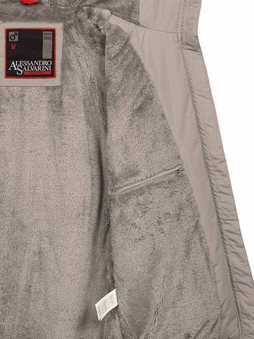Chaqueta de invierno para hombre Alessandro Salvarini AS-320 con forro de peluche y capucha - Image 5