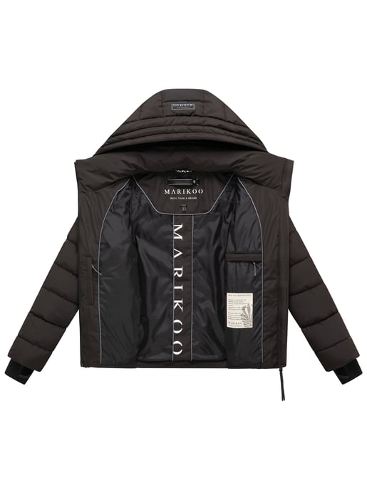 Chaqueta acolchada mujer Marikoo Samuiaa – cálida y con capucha extraíble - Image 4