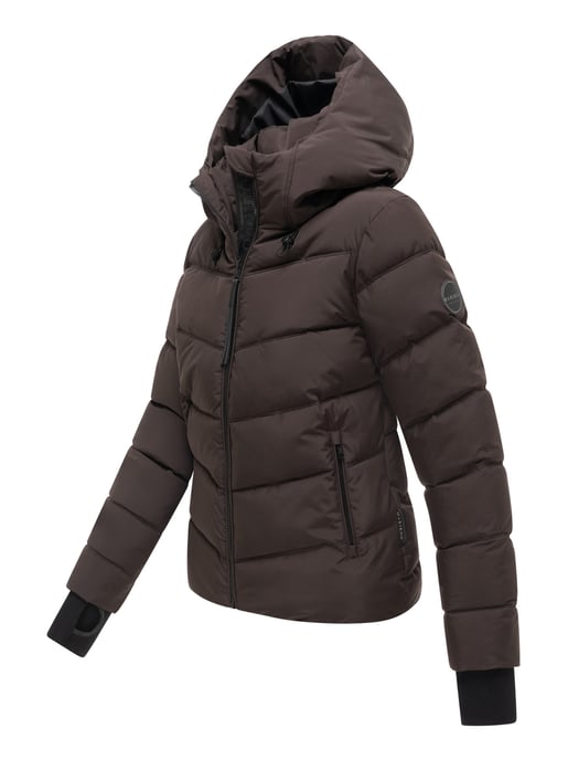 Chaqueta acolchada de mujer Marikoo Yukanii con capucha y ajuste femenino - Image 3